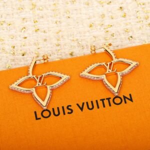 Louis Vuitton Earrings in Pink Gold