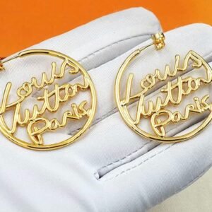 Alternative view of Louis Vuitton Hoop Earrings in Gold