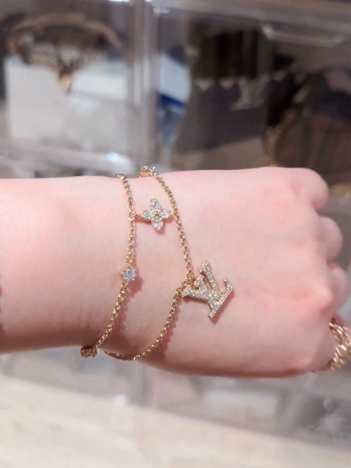 Louis Vuitton Bracelet in Crystal Gold - Afbeelding 3