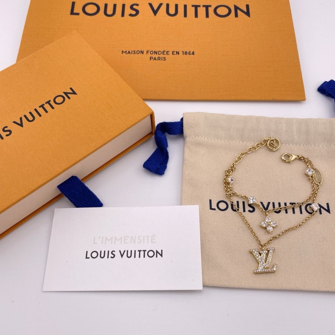 Louis Vuitton Bracelet in Crystal Gold - Afbeelding 4