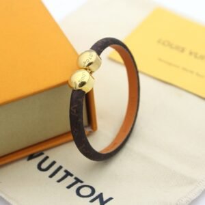 Alternative view of Louis Vuitton Bracelet in Brown Gold