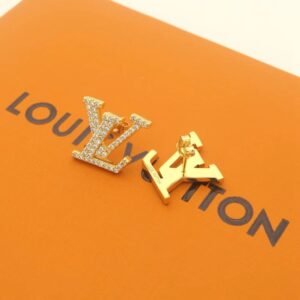 Alternative view of Louis Vuitton Earrings in Crystal Gold
