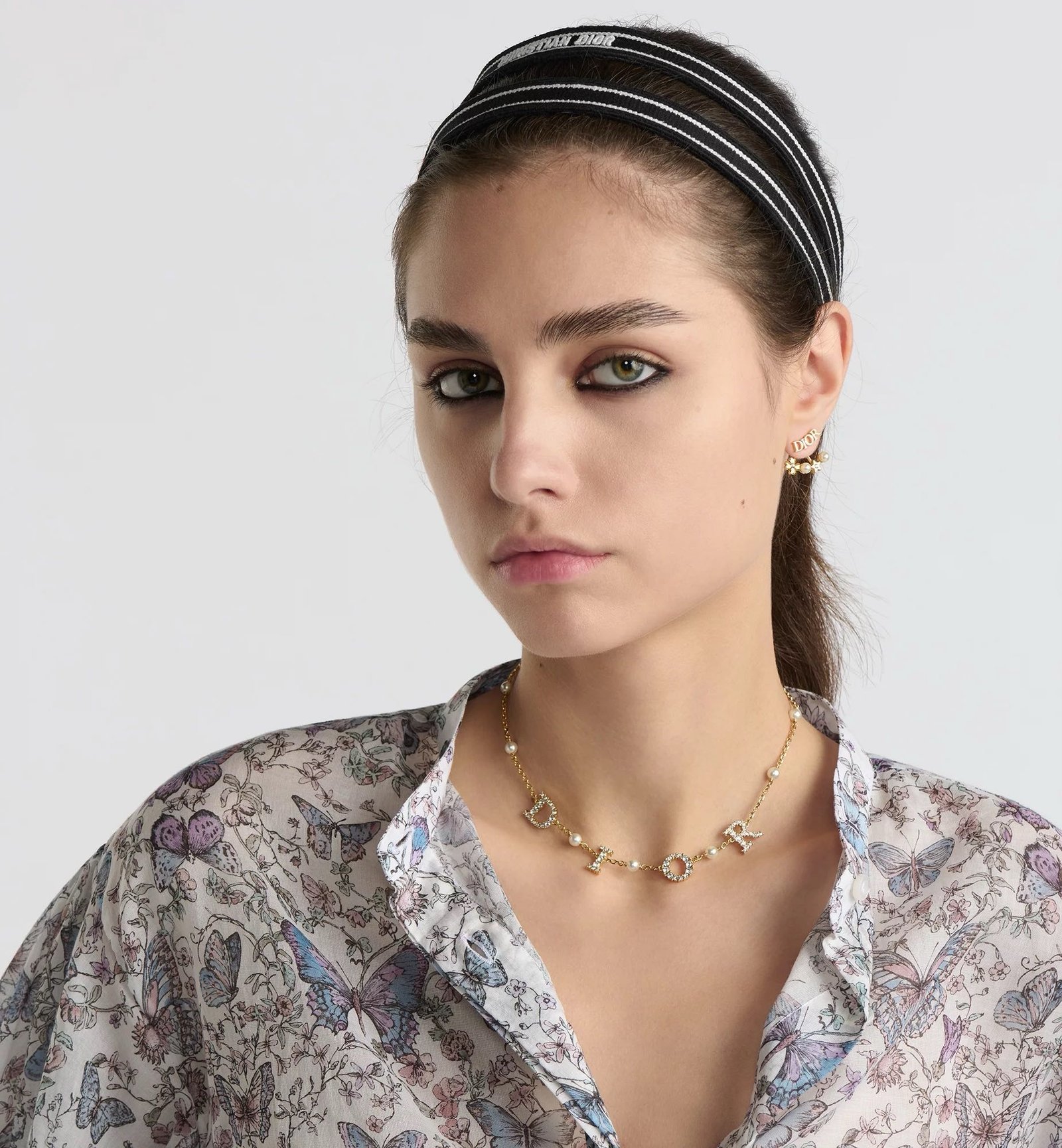 Dior Crystal Necklace in Gold - Afbeelding 4