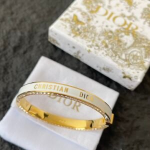 Dior Crystal Bracelet in White Gold
