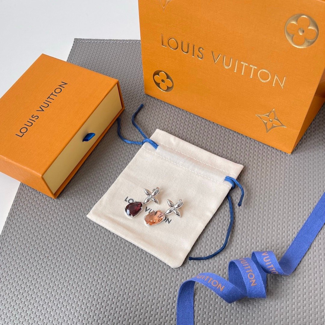 Louis Vuitton Earrings in Silver - Afbeelding 3