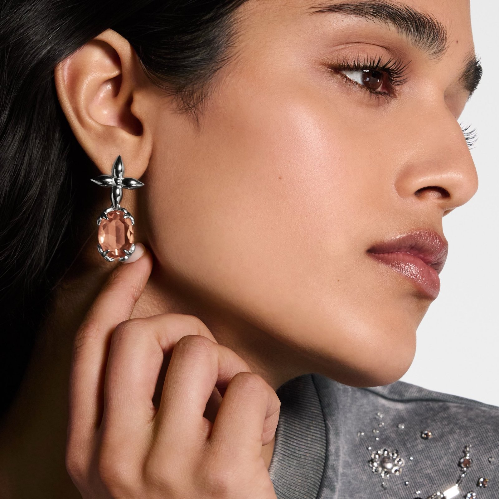 Louis Vuitton Earrings in Silver - Afbeelding 5