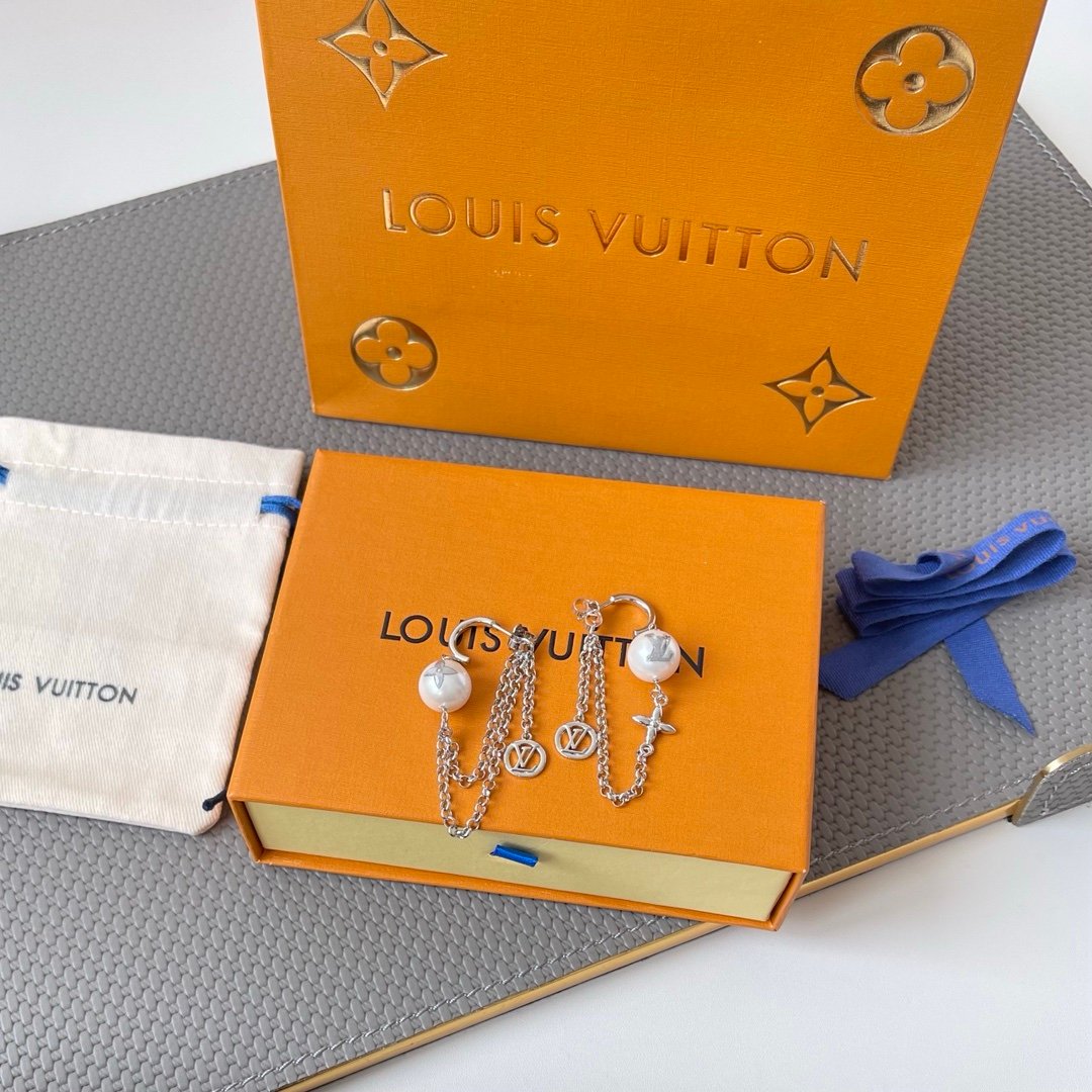 Louis Vuitton Earrings in Silver - Afbeelding 2