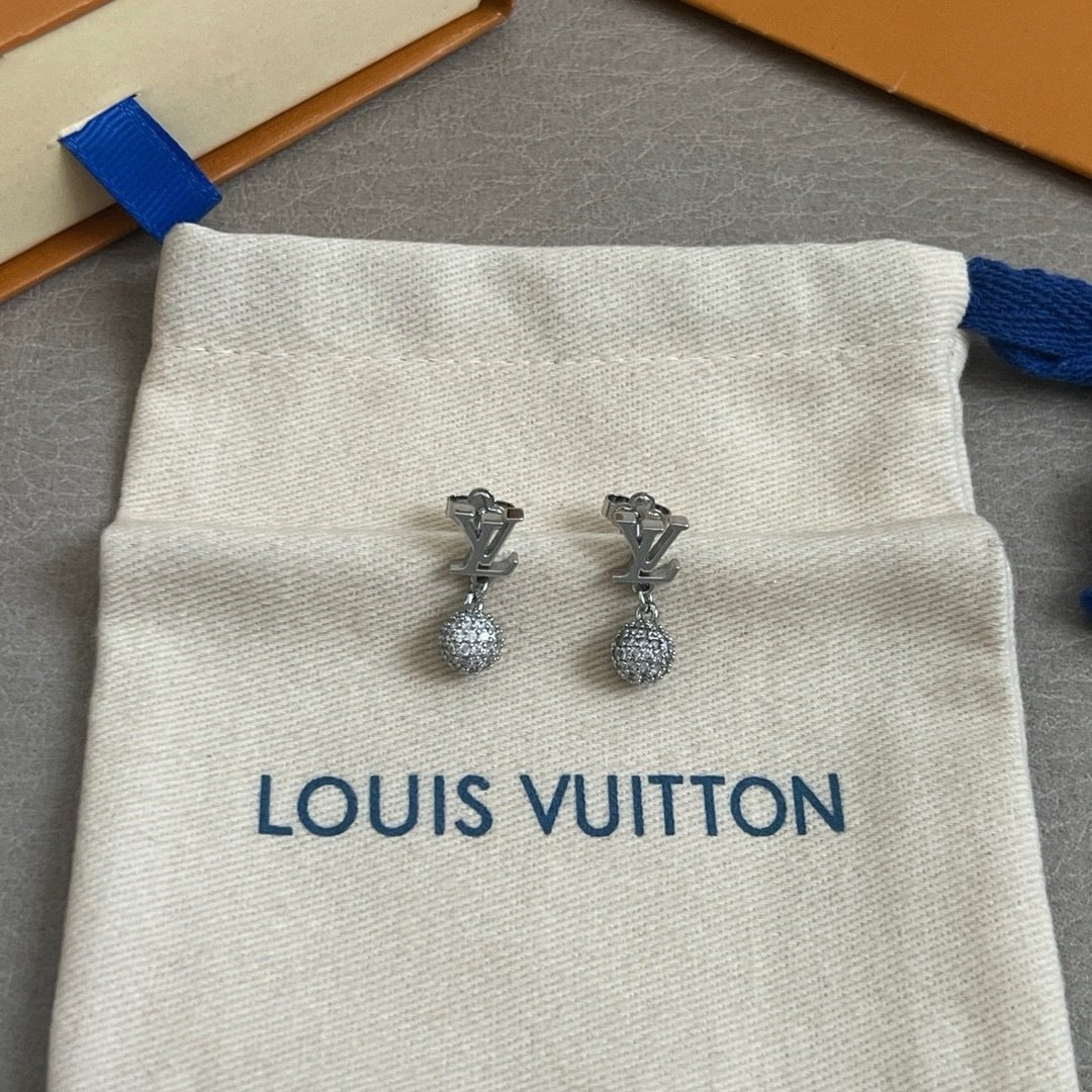Louis Vuitton Earrings in Silver - Afbeelding 2