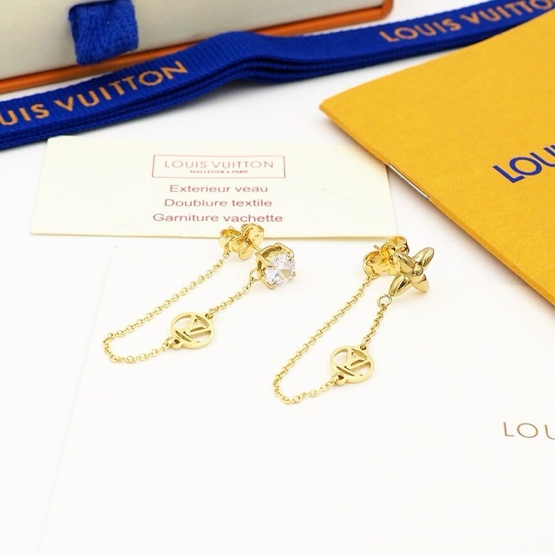 Louis Vuitton Earrings in Gold