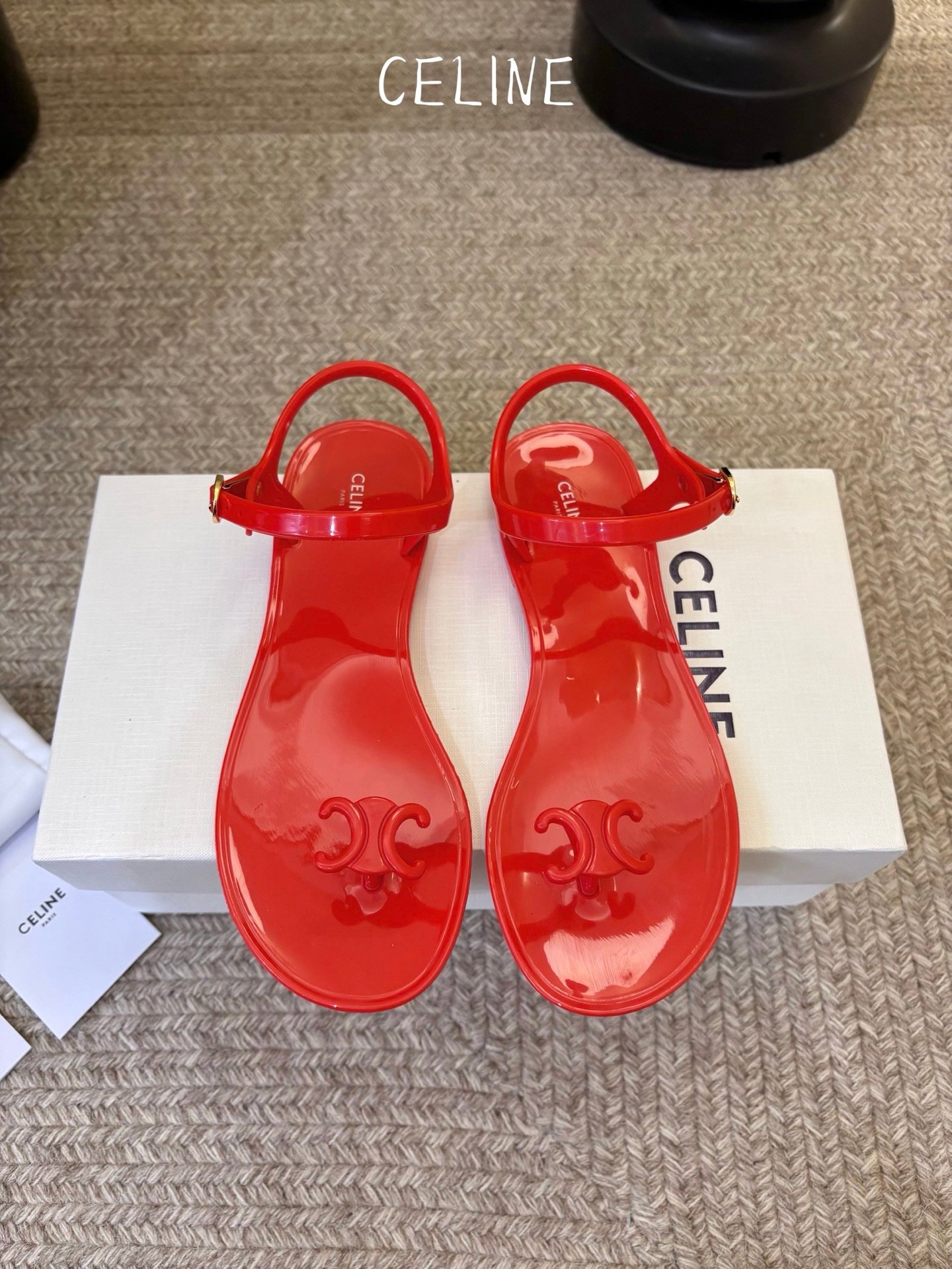 Celine Sandals in Red