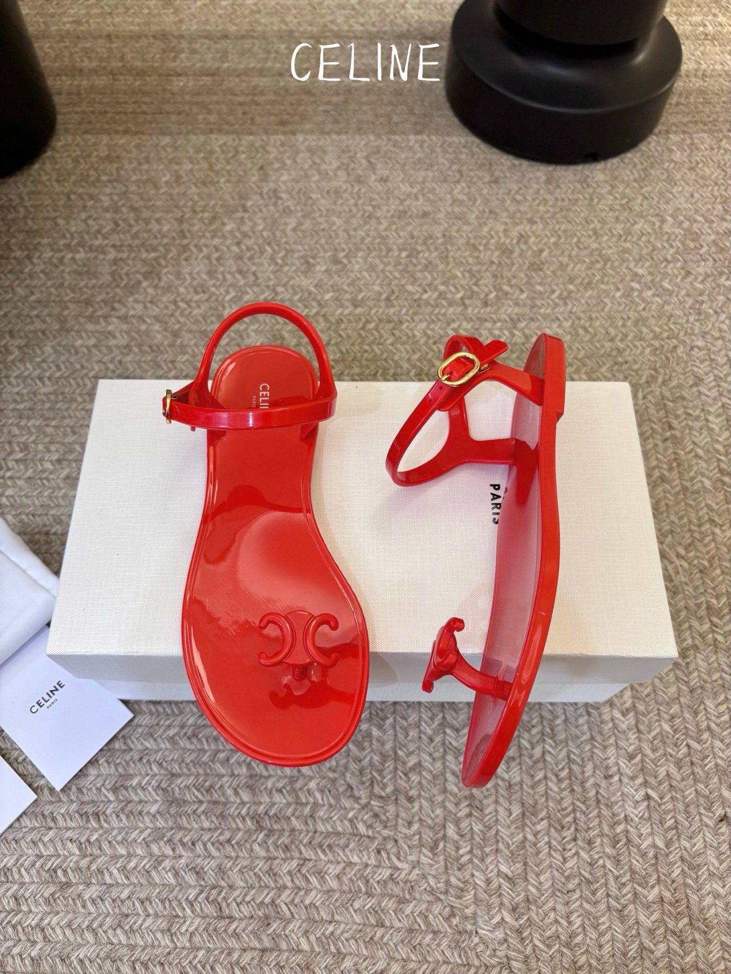 Celine Sandals in Red - Afbeelding 3