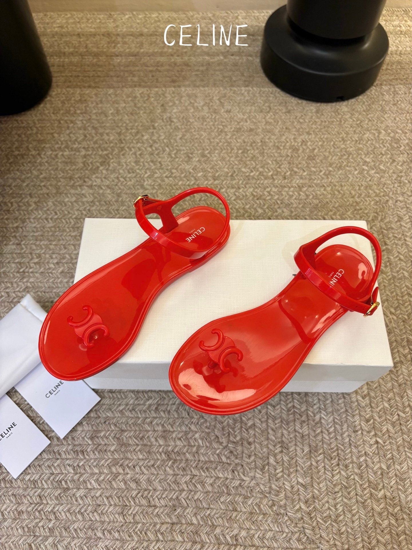 Celine Sandals in Red - Afbeelding 4