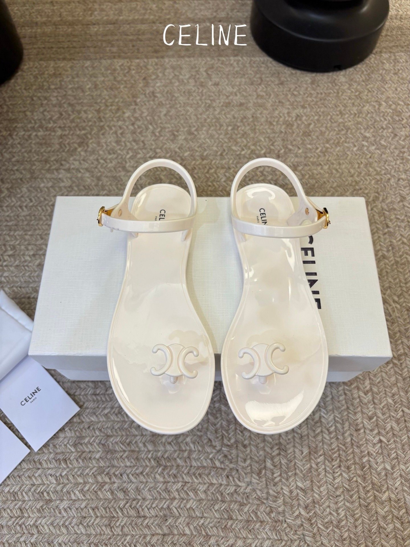 Celine Sandals in White