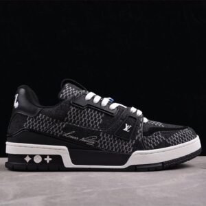 Alternative view of Louis Vuitton Trainer Black Damier 3D Denim
