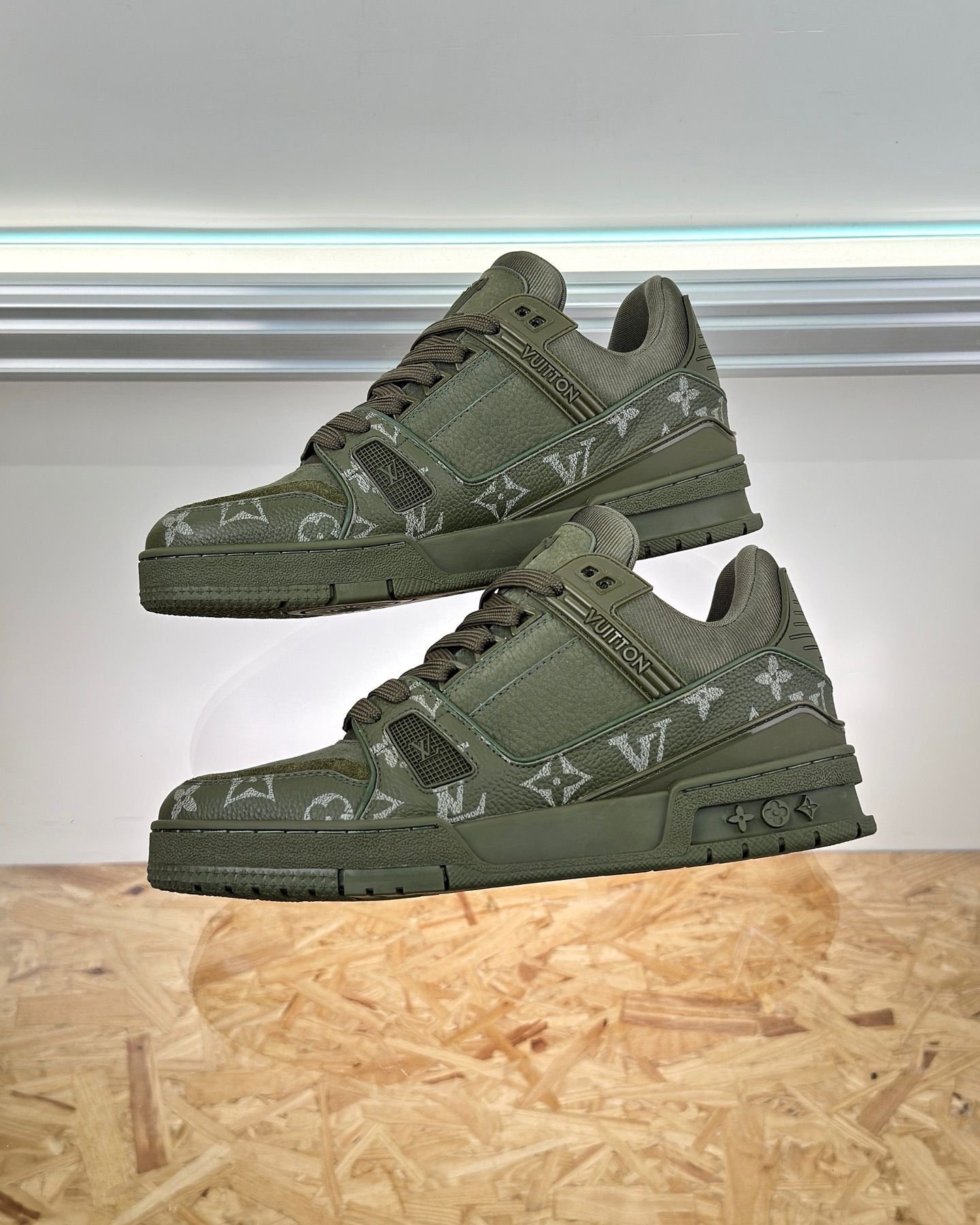 Louis Vuitton Trainer Monogram Forest Green - Afbeelding 8
