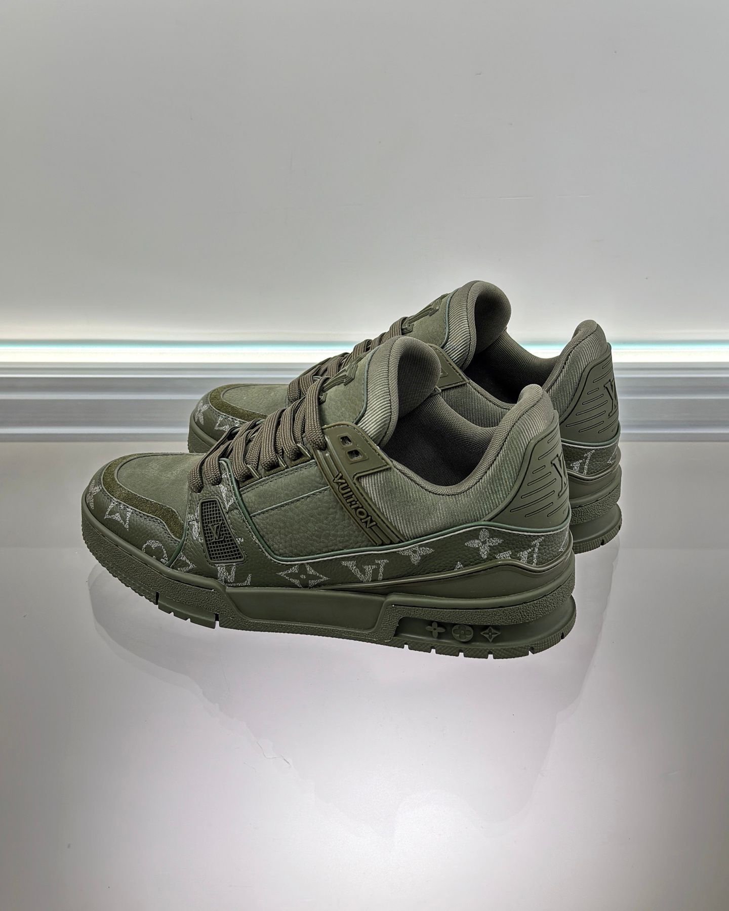 Louis Vuitton Trainer Monogram Forest Green - Afbeelding 6