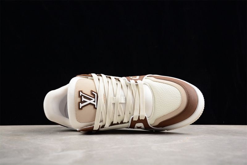 Louis Vuitton Trainer Brown Suede - Afbeelding 5