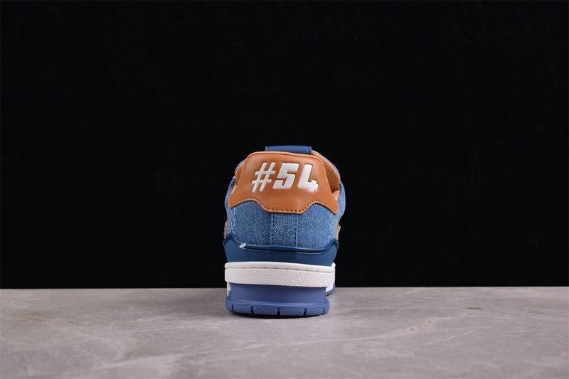 Louis Vuitton Trainer Blue Damier 3D Denim - Afbeelding 7