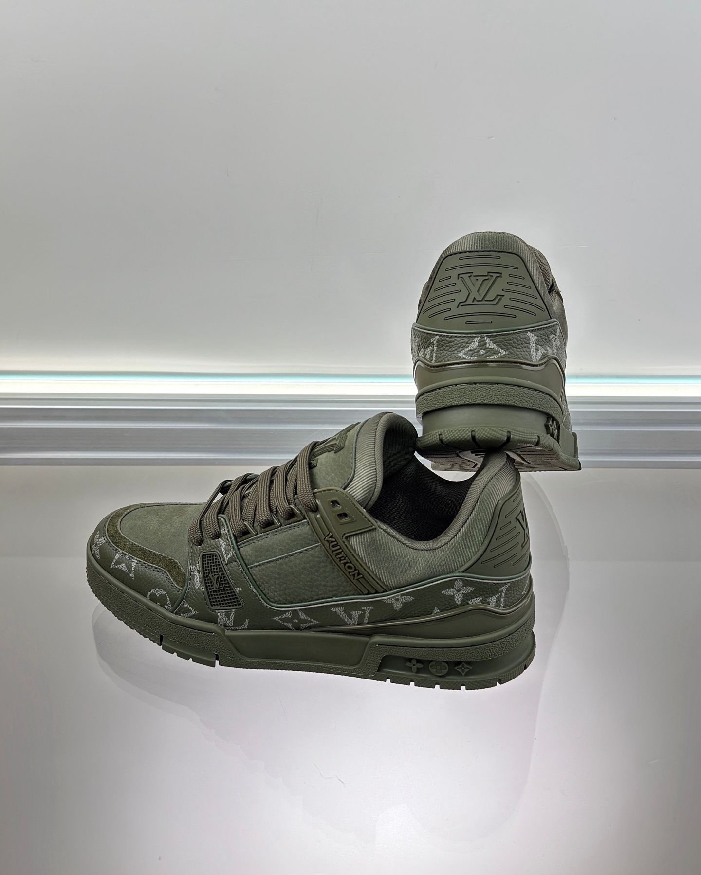 Louis Vuitton Trainer Monogram Forest Green - Afbeelding 9