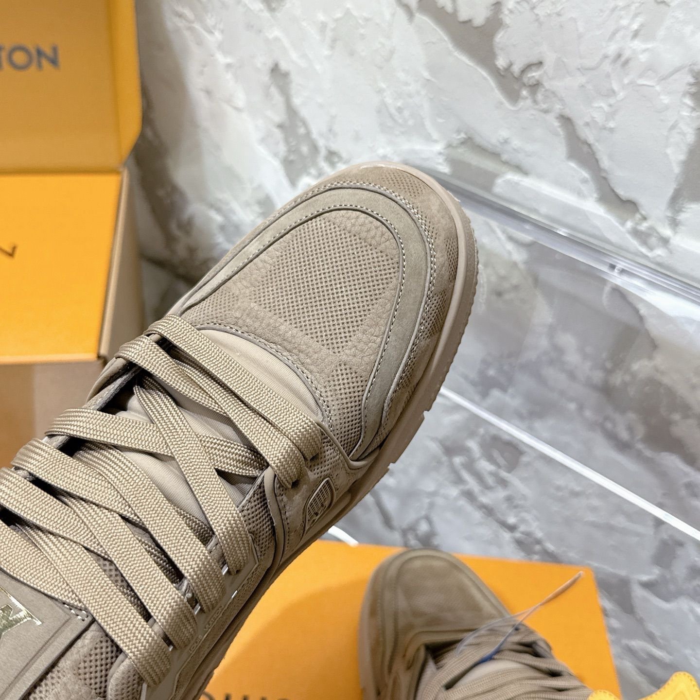 Louis Vuitton Trainer Suede Mocha Brown - Afbeelding 7