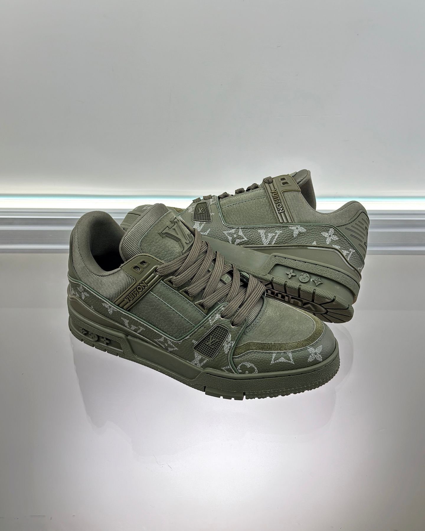 Louis Vuitton Trainer Monogram Forest Green - Afbeelding 7