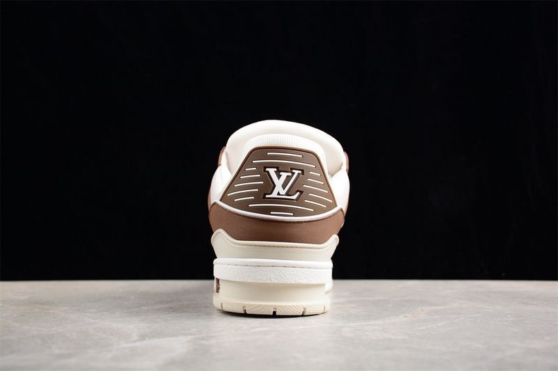 Louis Vuitton Trainer Brown Suede - Afbeelding 3