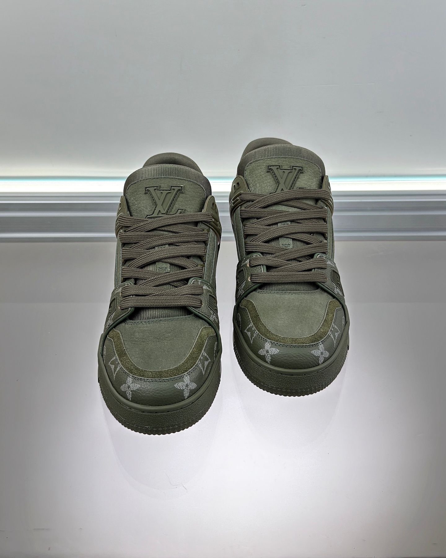 Louis Vuitton Trainer Monogram Forest Green - Afbeelding 4