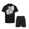Stone Island Back Logo 2-Piece Summer Set Black