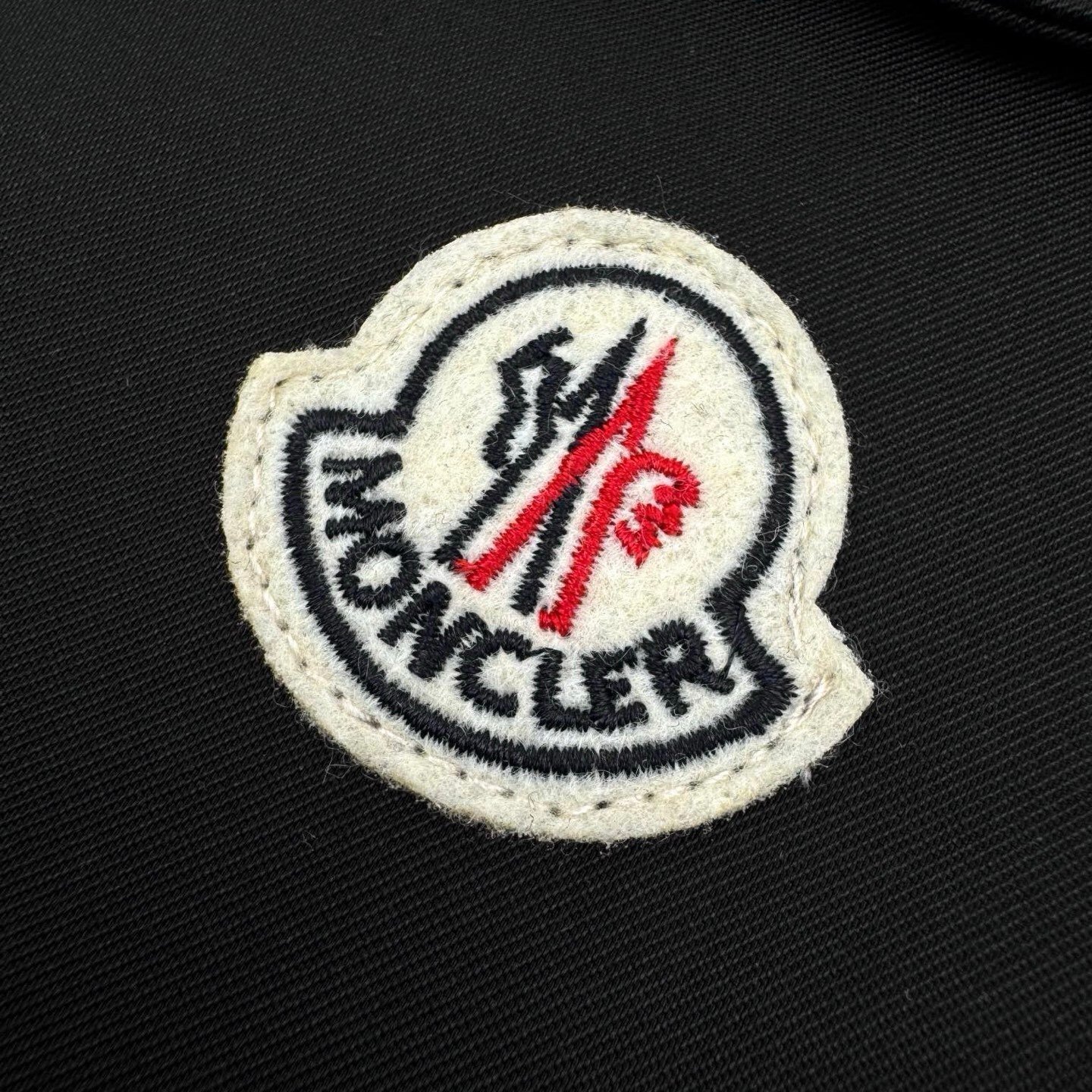 Moncler Black Stretch-Cotton Collared Jacket - Afbeelding 5