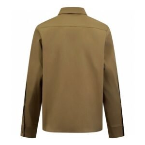Alternative view of Moncler Brown Stretch-Cotton Collared Jacket