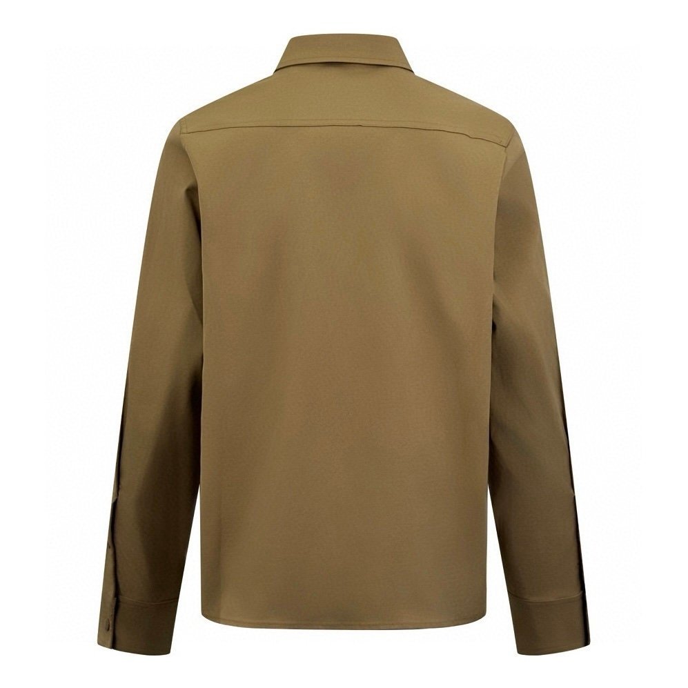 Moncler Brown Stretch-Cotton Collared Jacket - Afbeelding 2