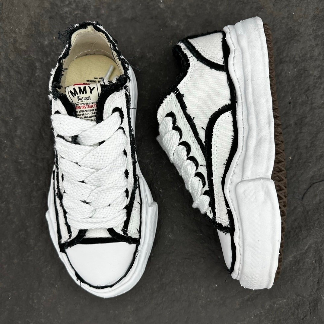 Maison Mihara Yasuhiro Peterson Vintage OG Sole Low Contrast White - Afbeelding 5
