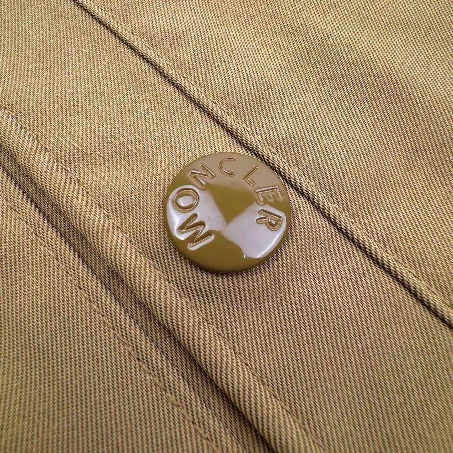 Moncler Brown Stretch-Cotton Collared Jacket - Afbeelding 7