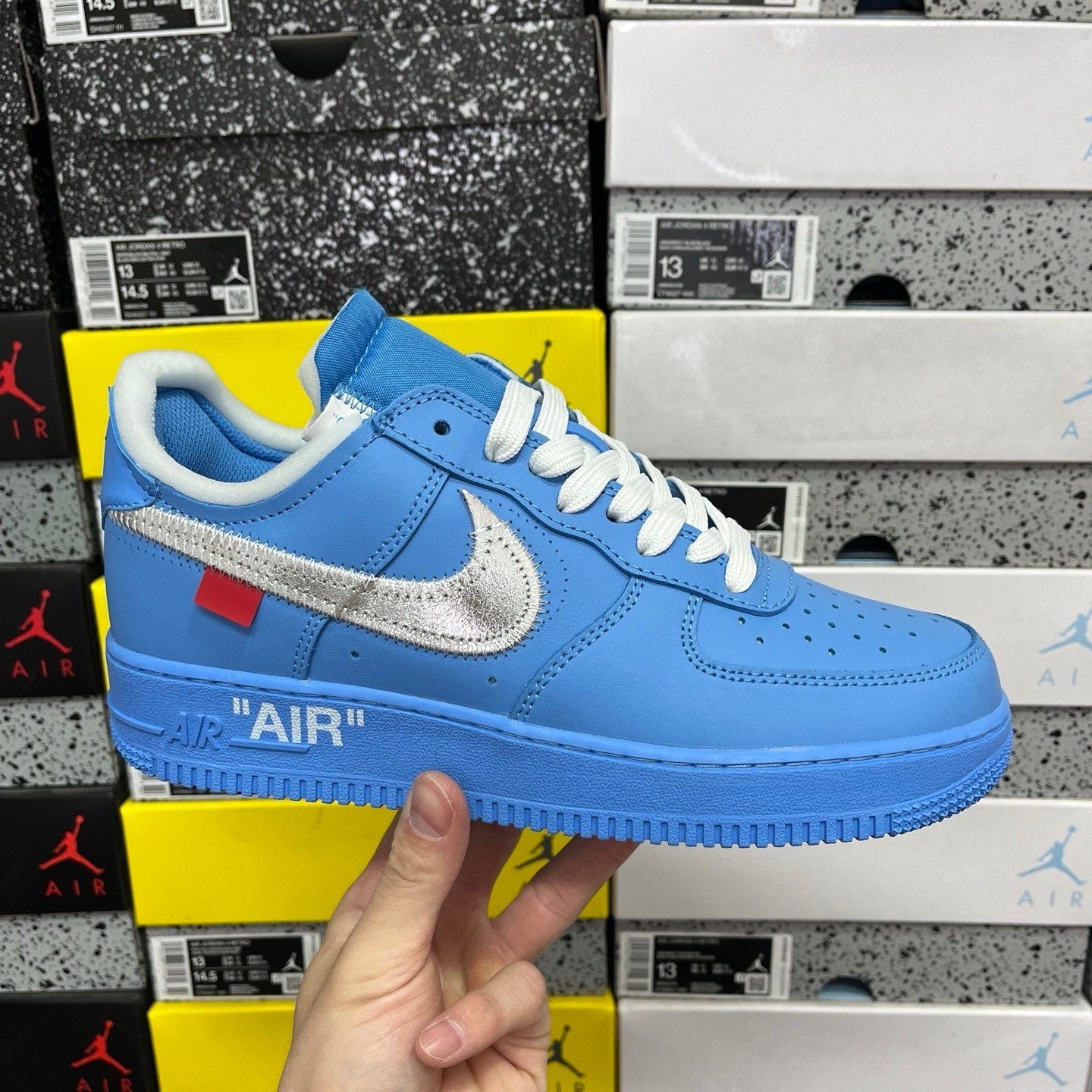 Nike Air Force 1 Low OFF-White Low MCA Uni Blue - Afbeelding 2