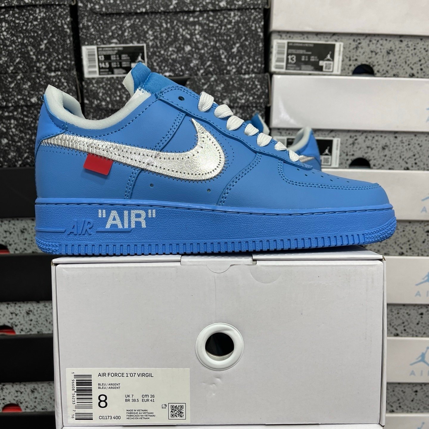 Nike Air Force 1 Low OFF-White Low MCA Uni Blue - Afbeelding 3