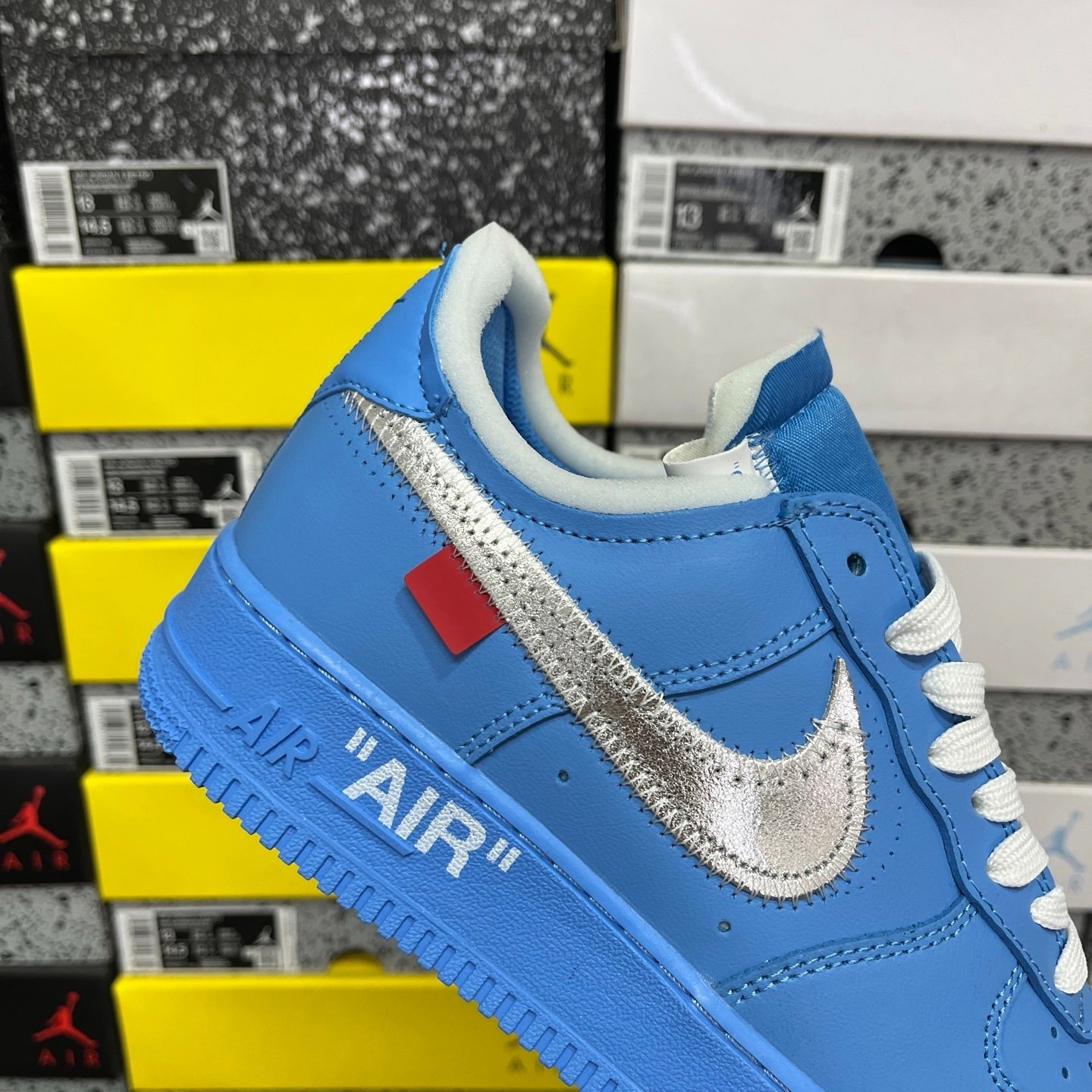 Nike Air Force 1 Low OFF-White Low MCA Uni Blue - Afbeelding 6
