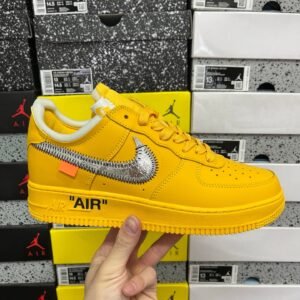 Alternative view of Nike Air Force 1 Low OFF-White ICA University Gold