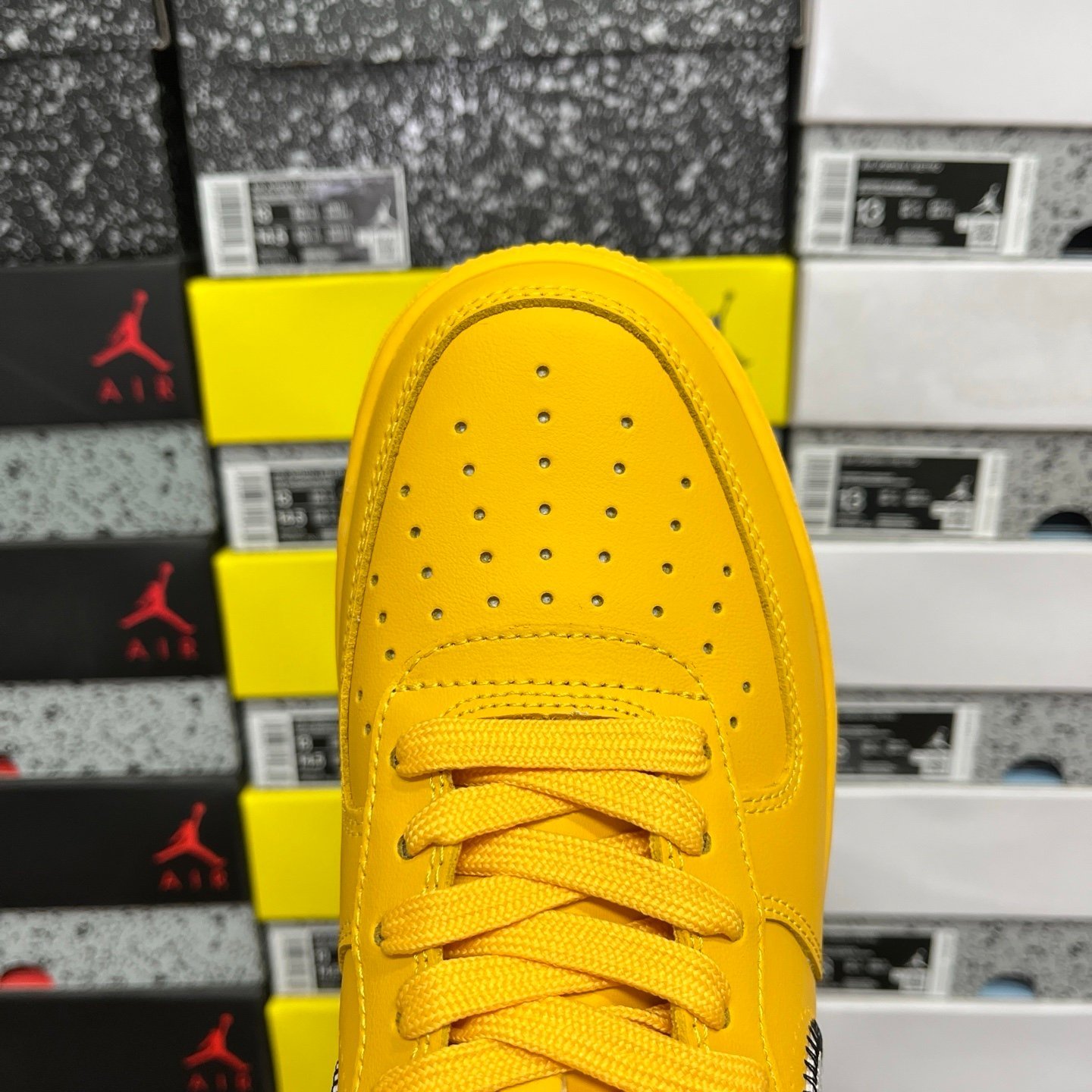 Nike Air Force 1 Low OFF-White ICA University Gold - Afbeelding 4