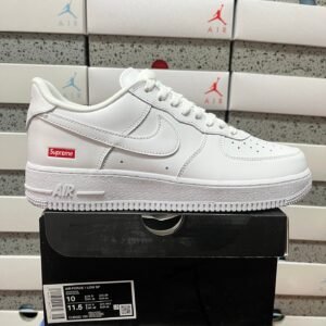 Alternative view of Nike Air Force 1 Supreme Low White