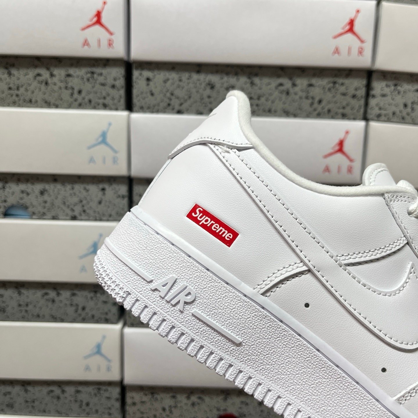 Nike Air Force 1 Supreme Low White - Afbeelding 4