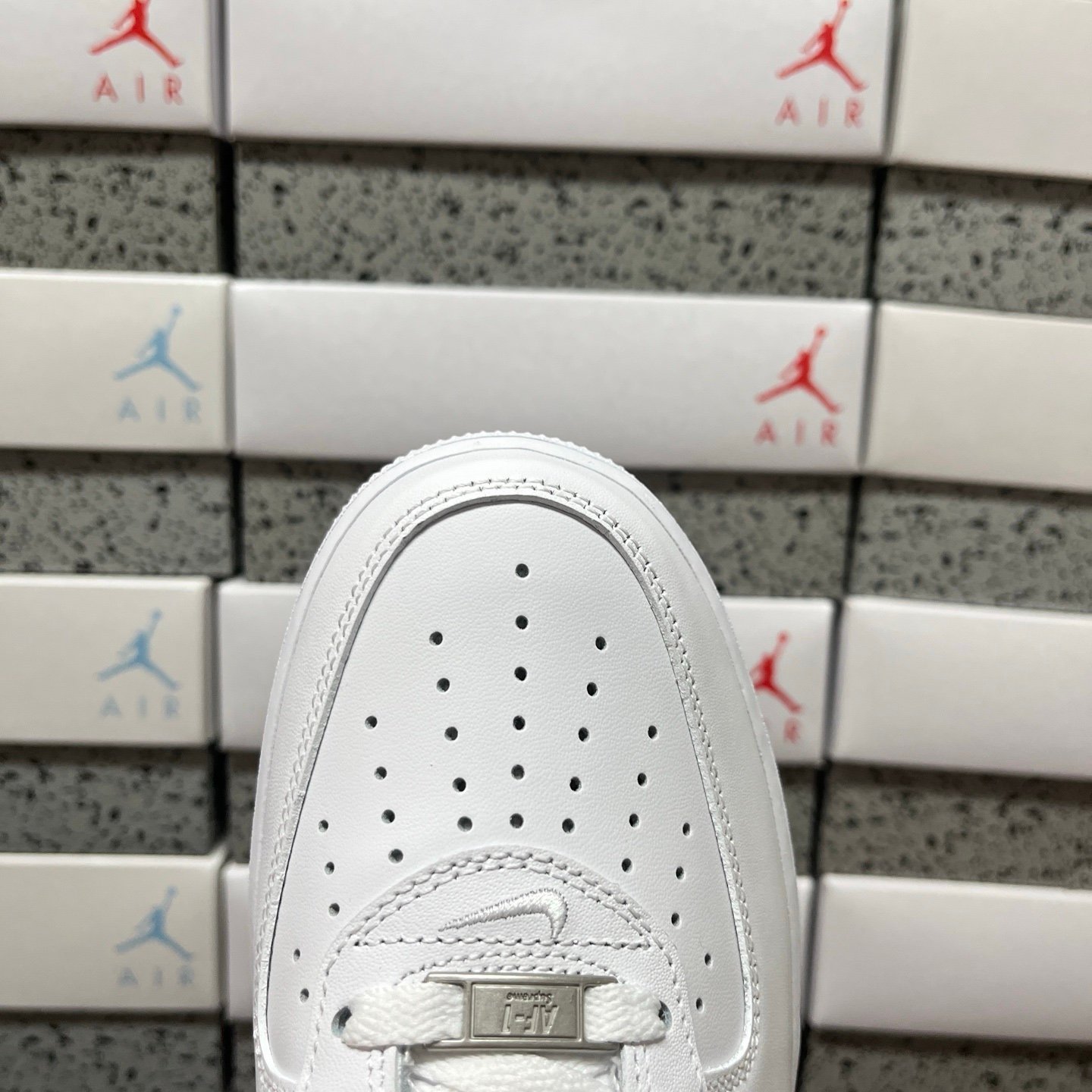 Nike Air Force 1 Supreme Low White - Afbeelding 5
