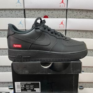 Alternative view of Nike Air Force 1 Supreme Low Black