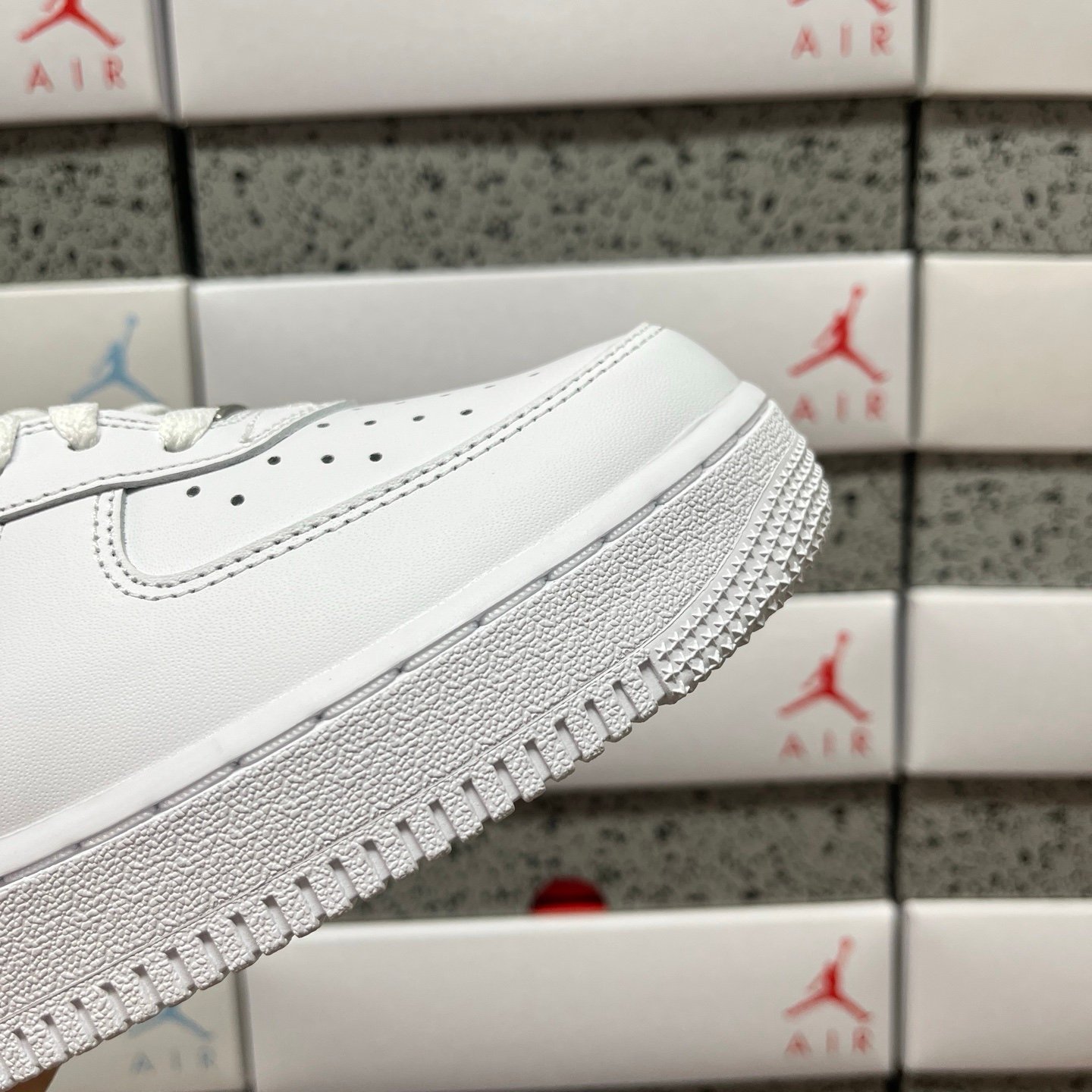 Nike Air Force 1 Supreme Low White/Black - Afbeelding 3