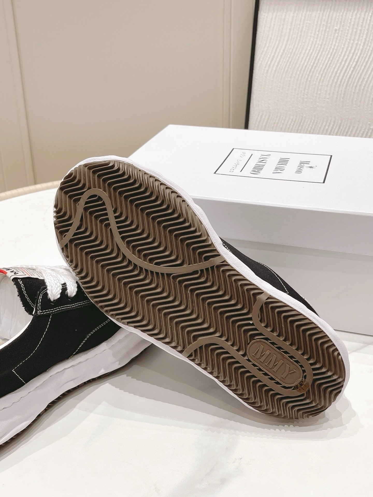 Maison Mihara Yasuhiro Blakey OG Sole Black/White - Afbeelding 8