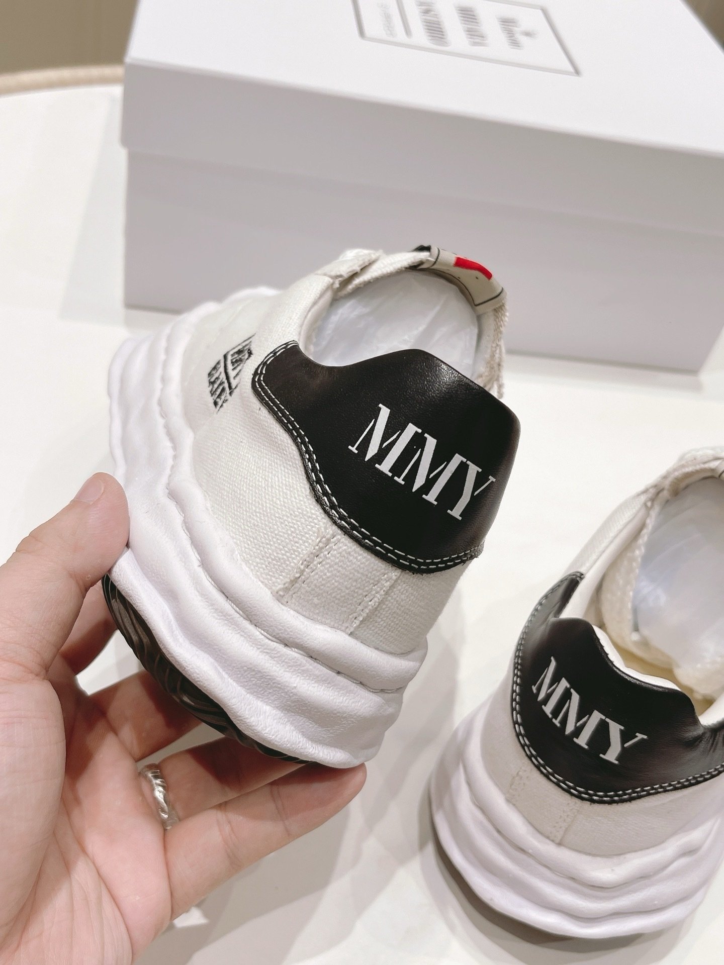 Maison Mihara Yasuhiro Blakey OG Sole White/Black - Afbeelding 7