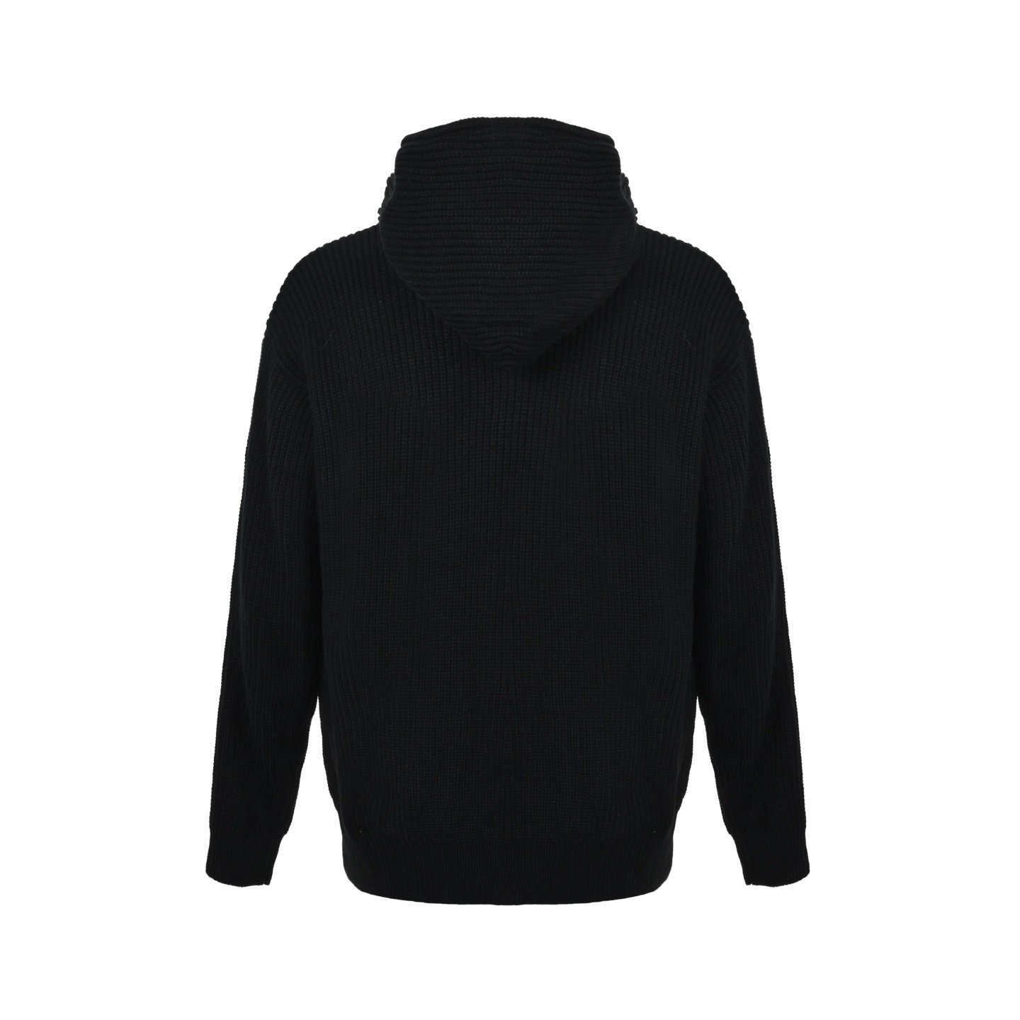 Celine Black Wool Loose Hoodie Relaxed Fit - Afbeelding 3