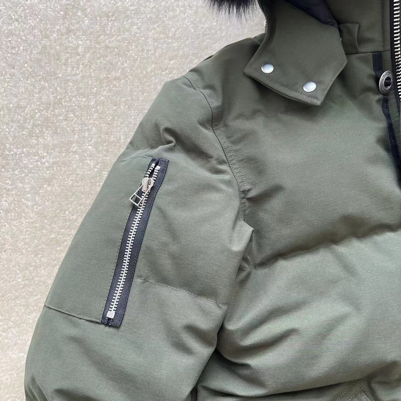 Moose Knuckles Down Jacket Army/Black - Afbeelding 8