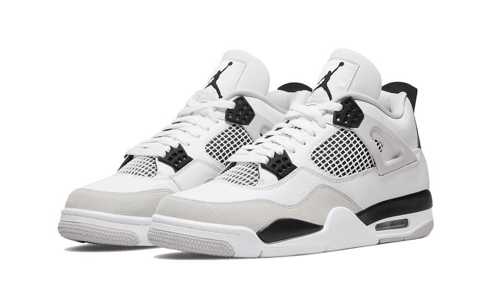 Nike Air Jordan 4 Retro Military Black - Afbeelding 2