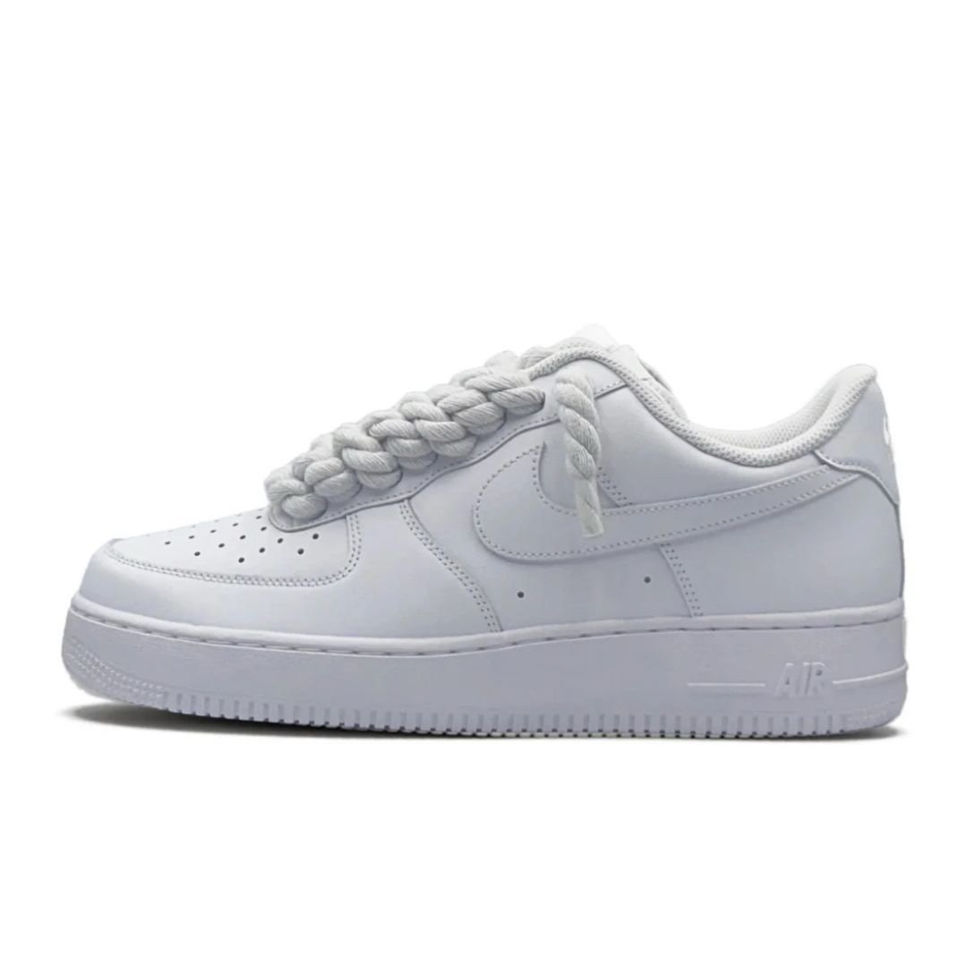 Nike Air Force 1 White White Rope Laces