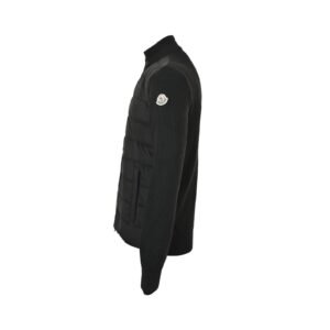 Alternative view of Moncler Tricot Hybrid Zip Cardigan Black